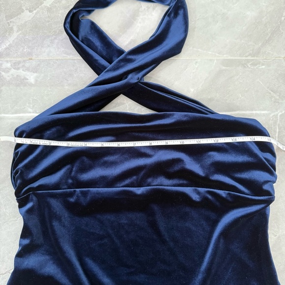 Women’s Zara Velvet Tube Top Twist Back Neck Wrap 9511/072/490 Large - Picture 15 of 16